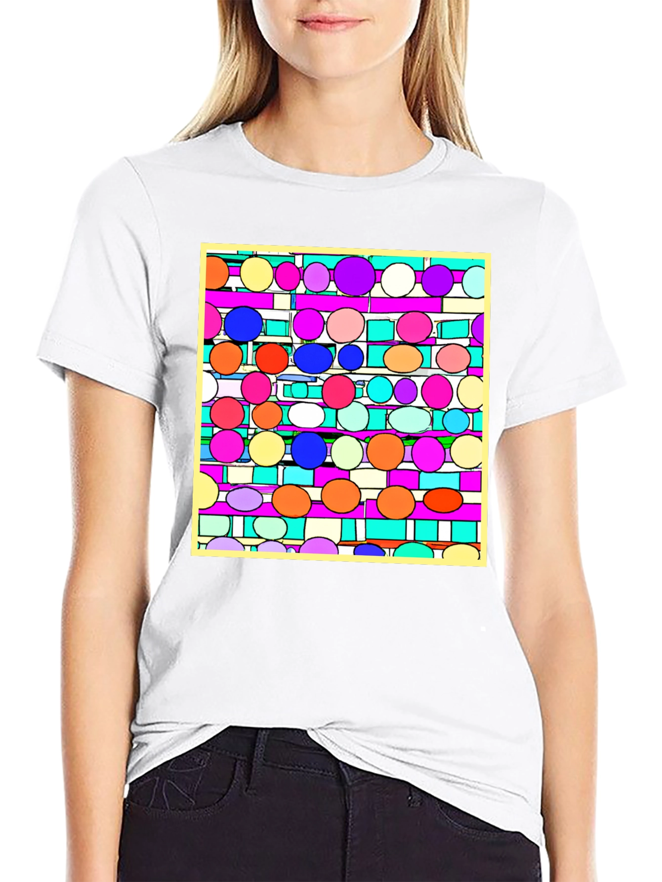 Abstract Circle Pattern Tee
