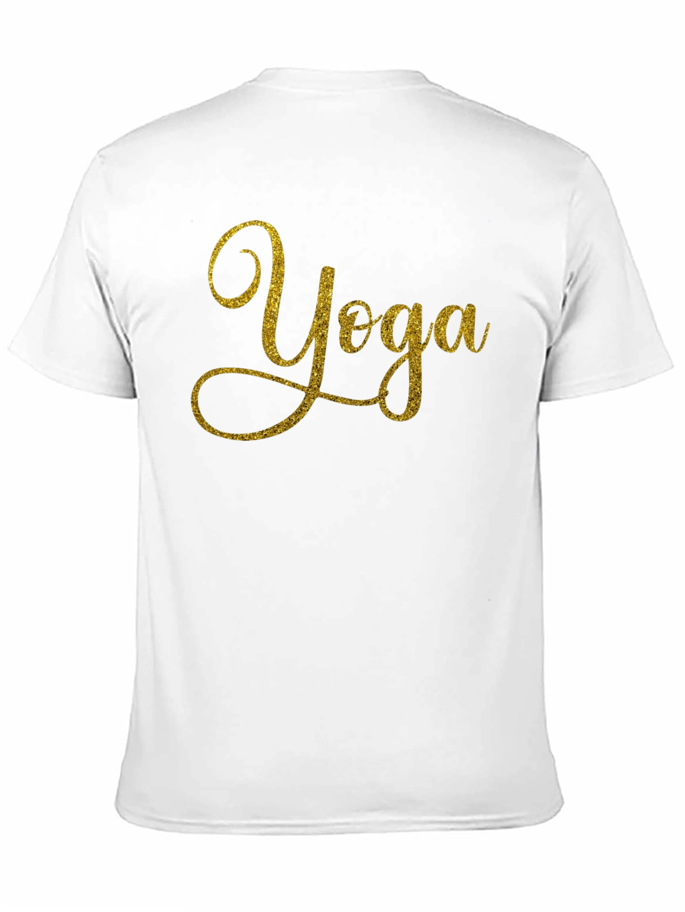 Yoga Sparkle Graphic Black T-Shirt