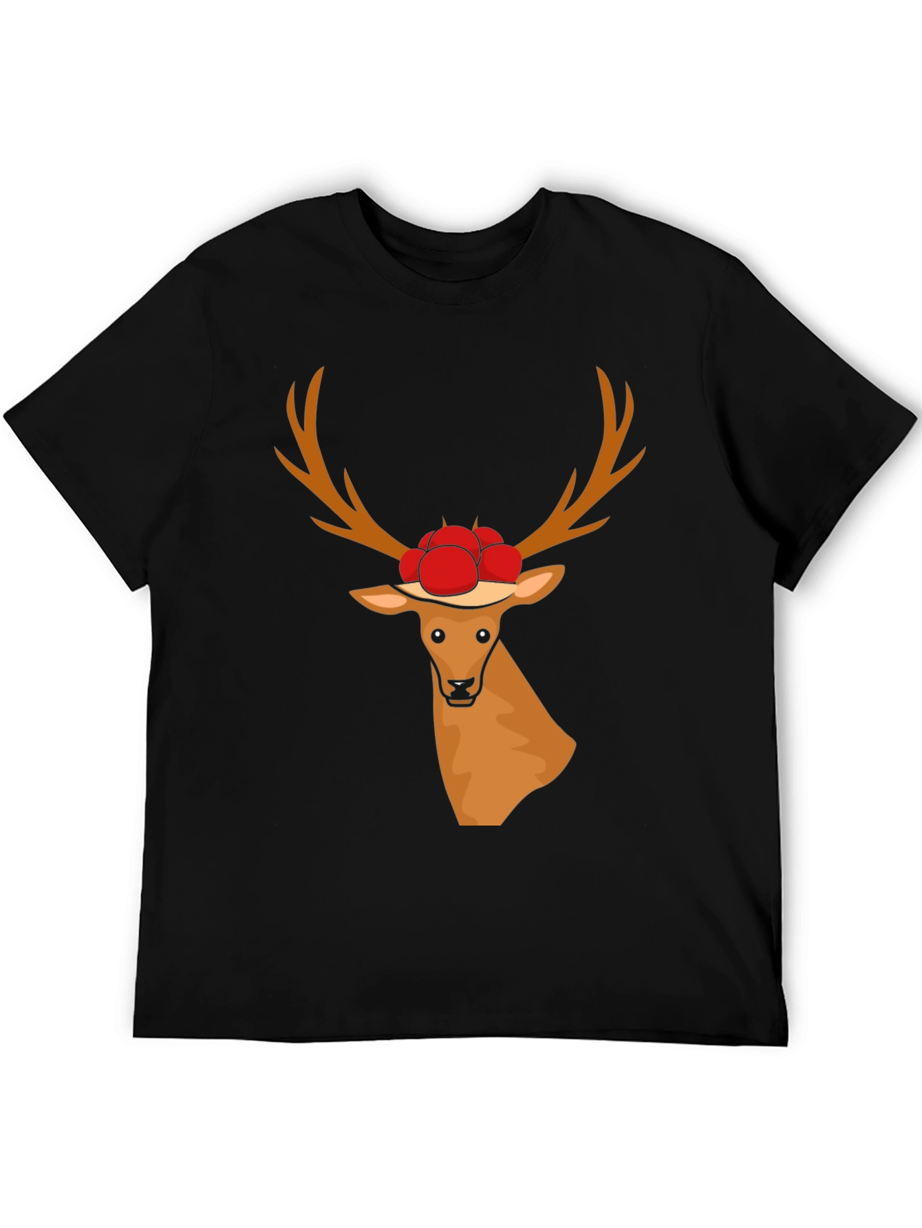 Reindeer Antler Christmas Graphic Tee