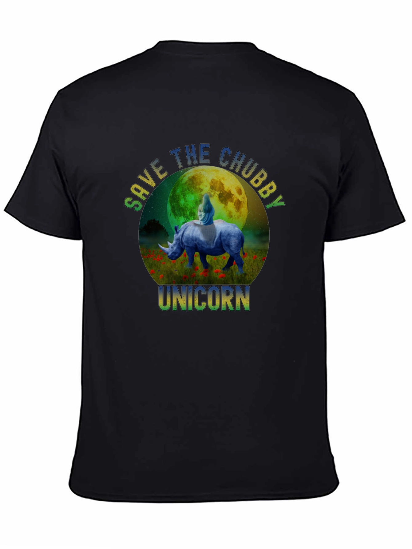 Save The Chubby Unicorn Graphic T-Shirt