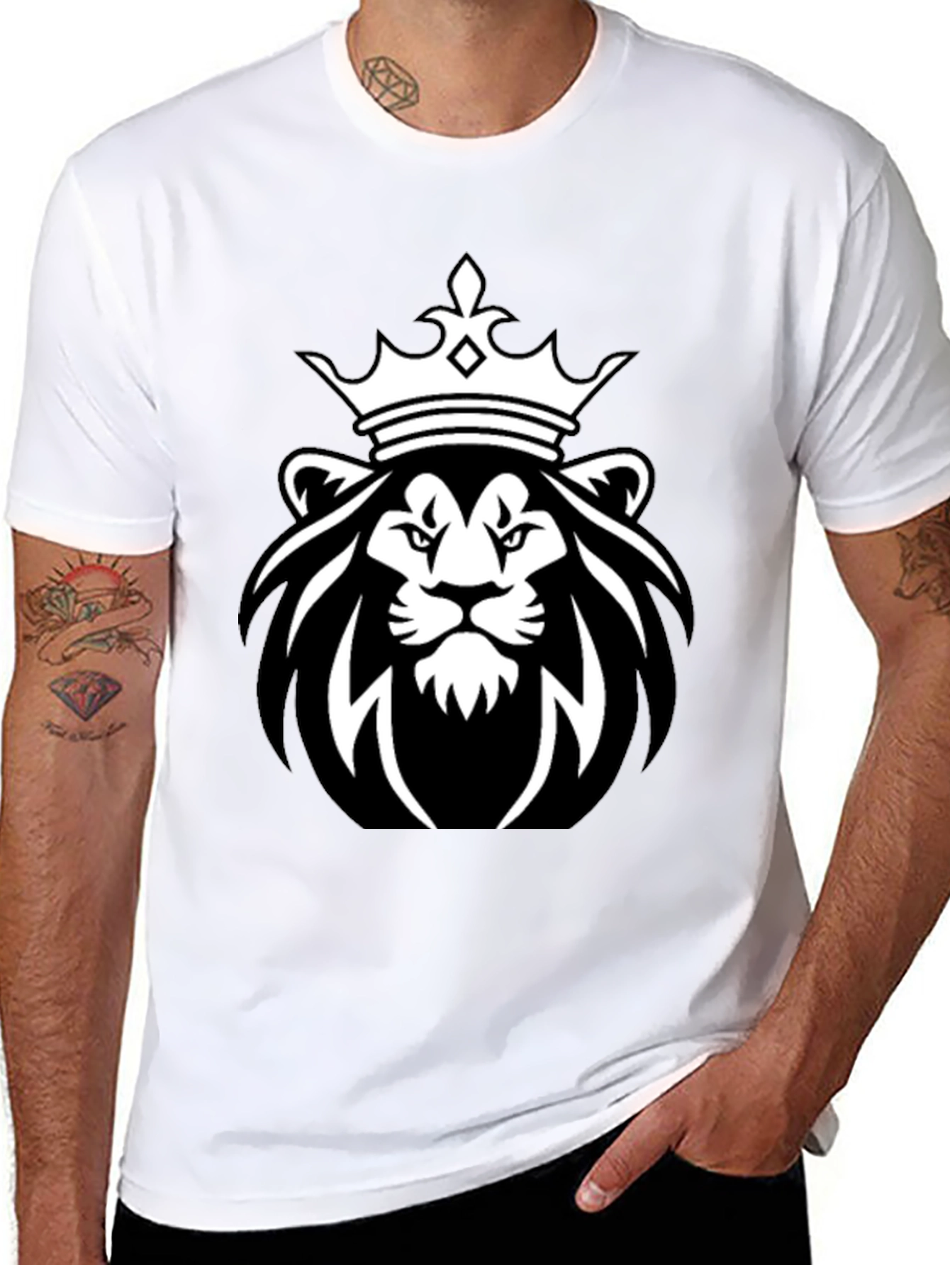 Lion King Graphic Tee - Black