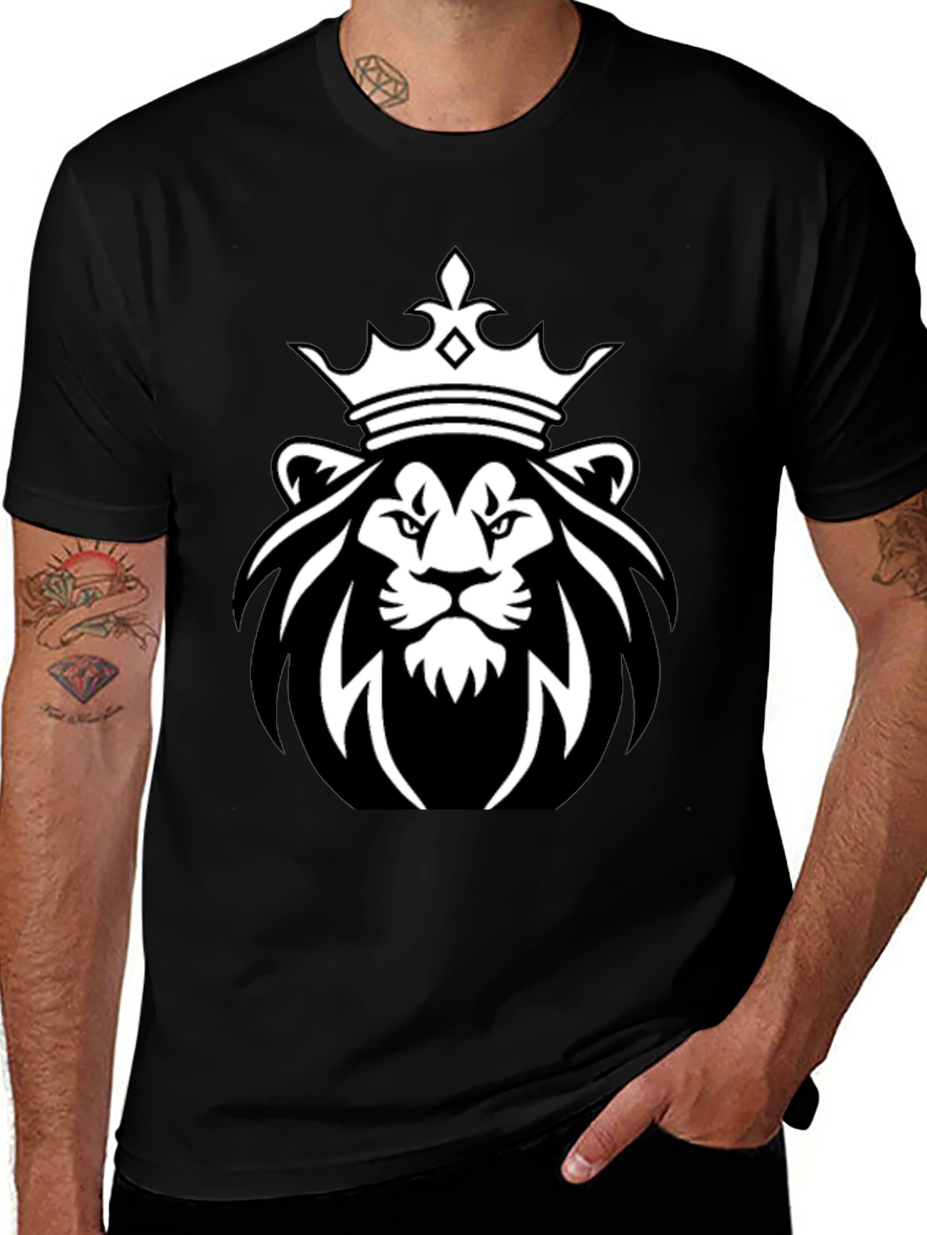 Lion King Graphic Tee - Black