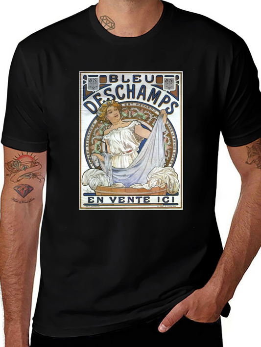 Bleu DesChamps Vintage Style Graphic Tee