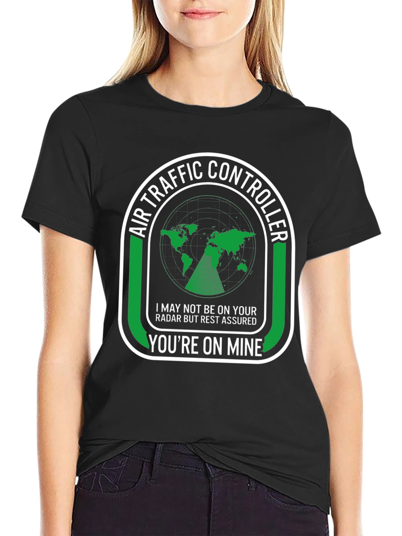 Air Traffic Controller Radar Graphic T-Shirt