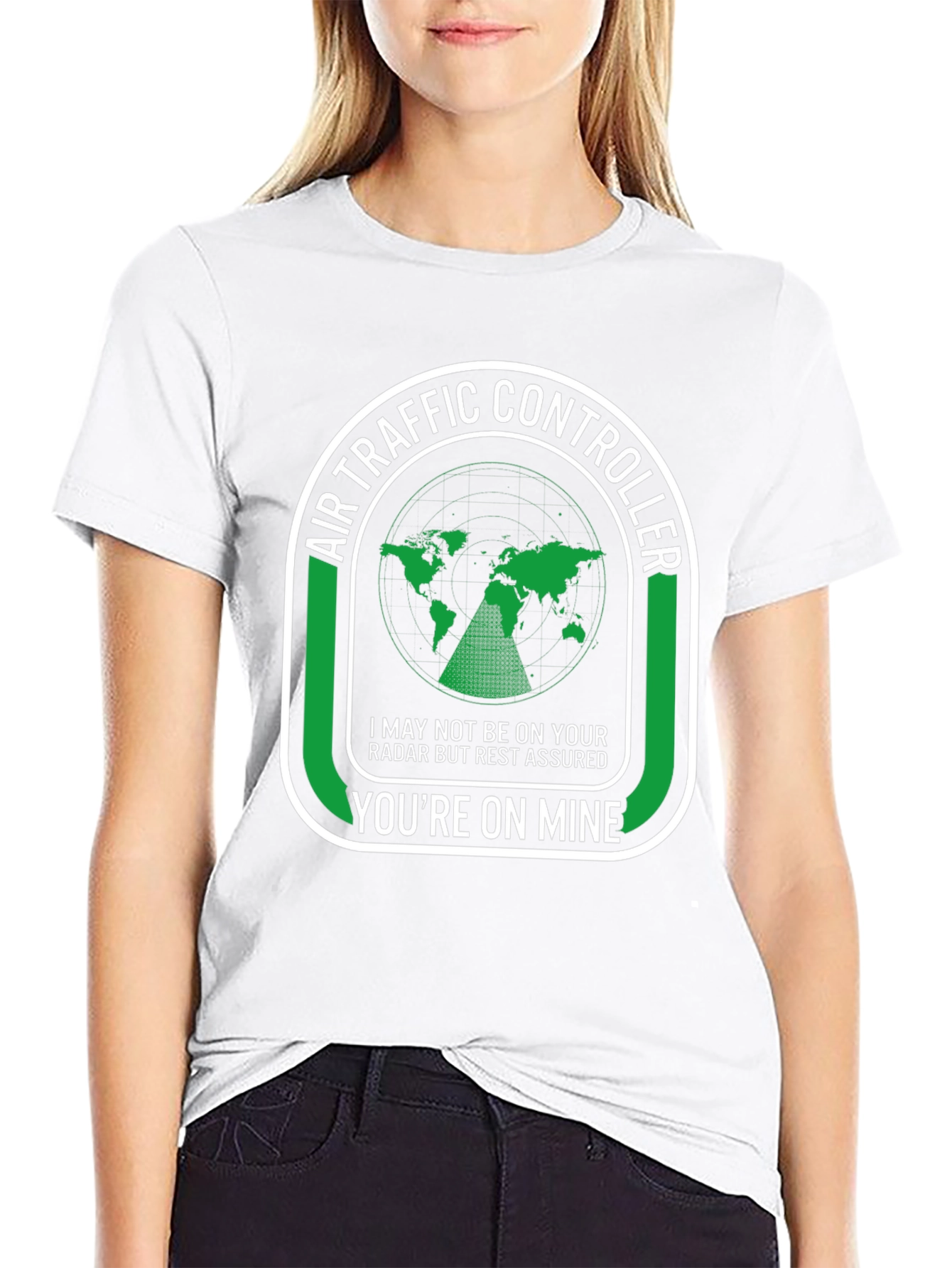 Air Traffic Controller Radar Graphic T-Shirt
