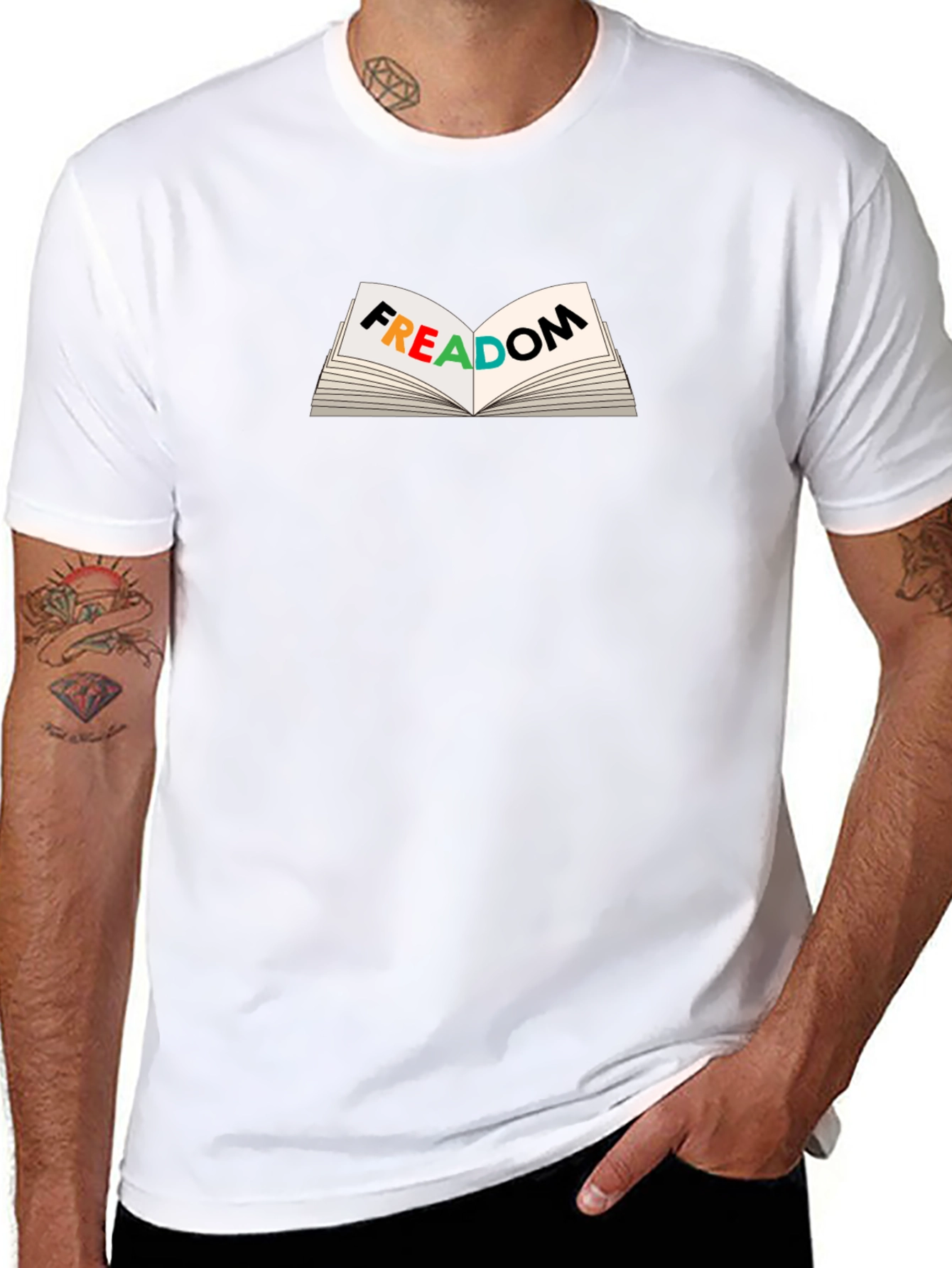 Freedom Book T-Shirt - Express Yourself!