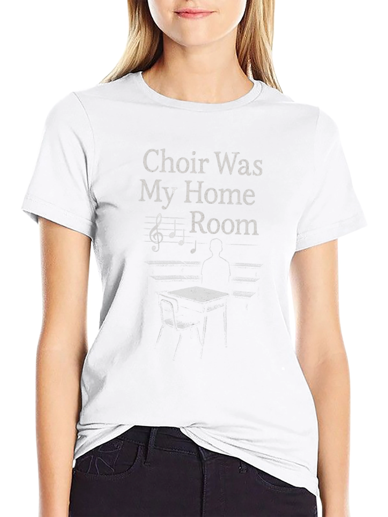 Choir Was My Home Room Graphic T-Shirt