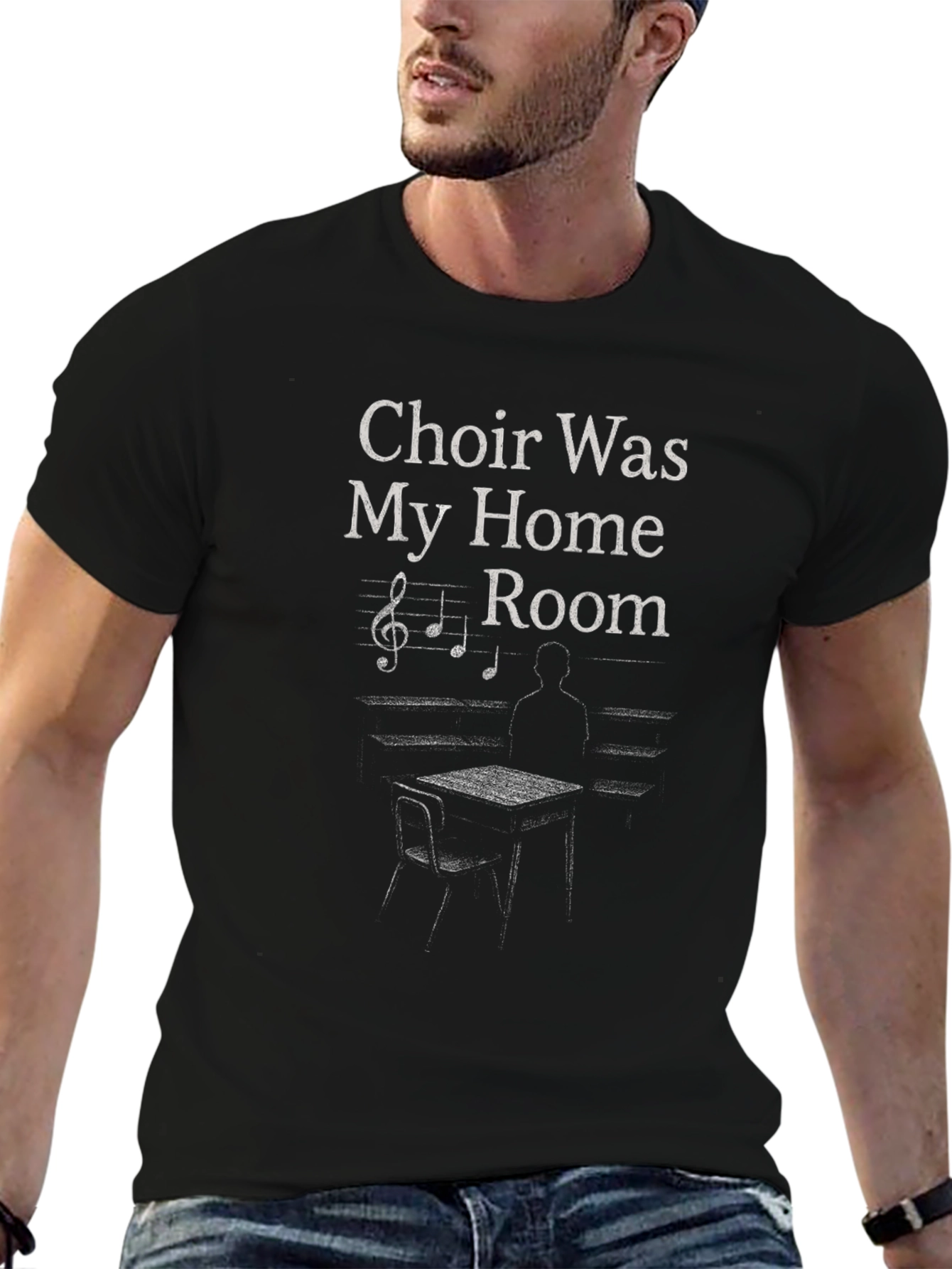 Choir Was My Home Room Graphic T-Shirt
