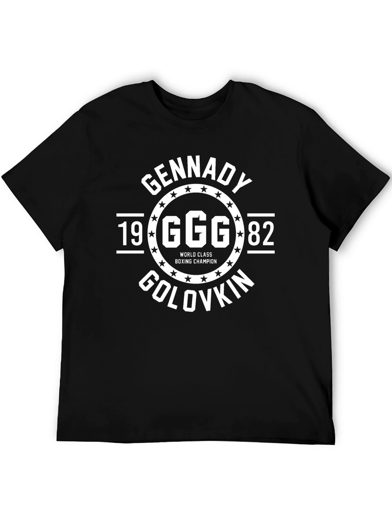 Gennady Golovkin GGG Boxing Champion Black T-Shirt