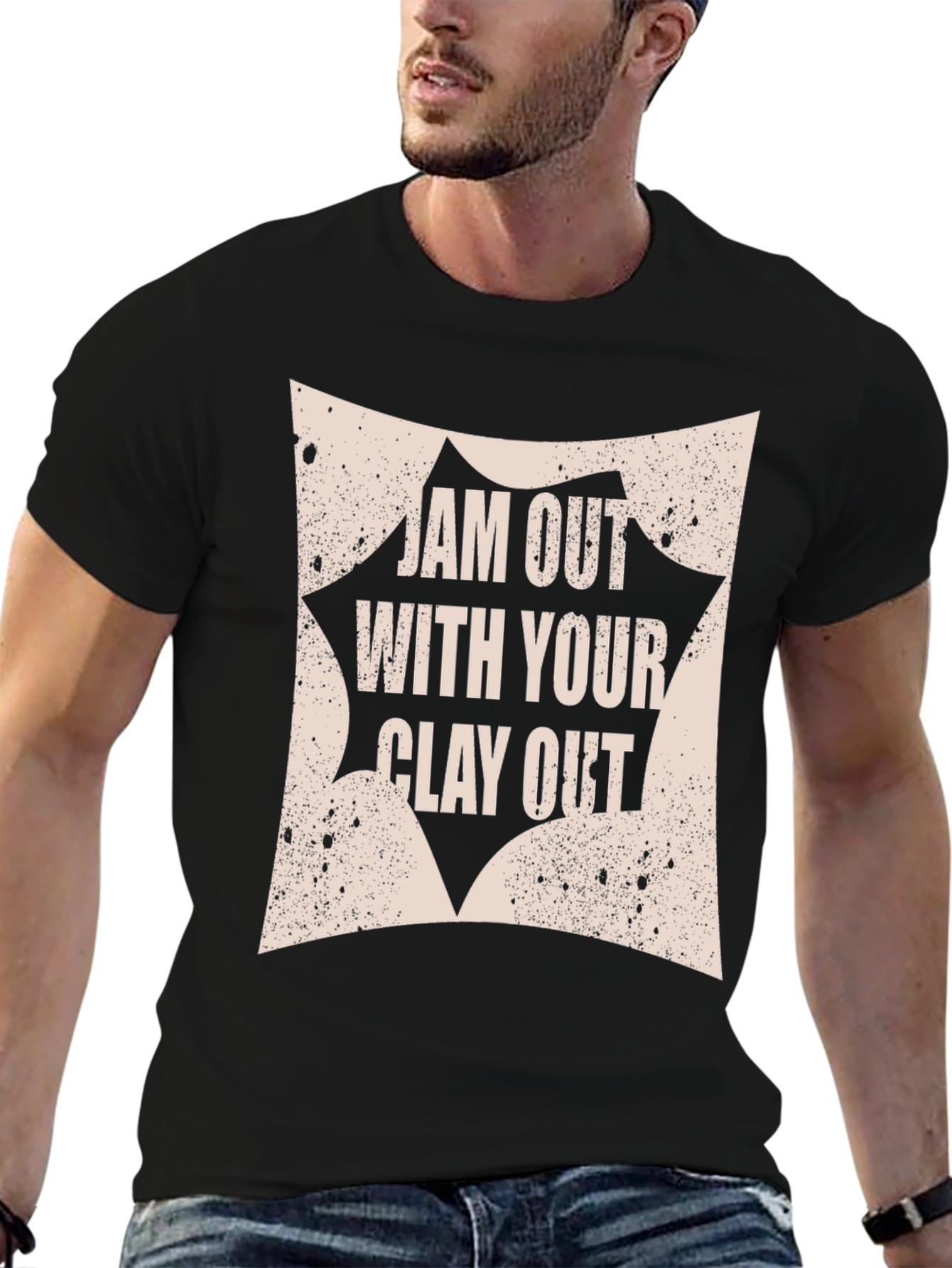 Jam Out T-Shirt - Black Cotton Tee