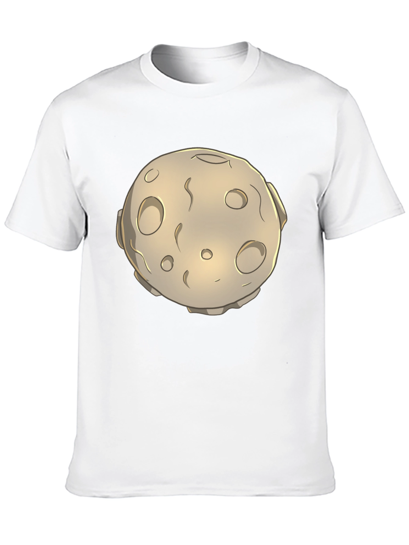 Moon Graphic Black T-Shirt - Unique Design