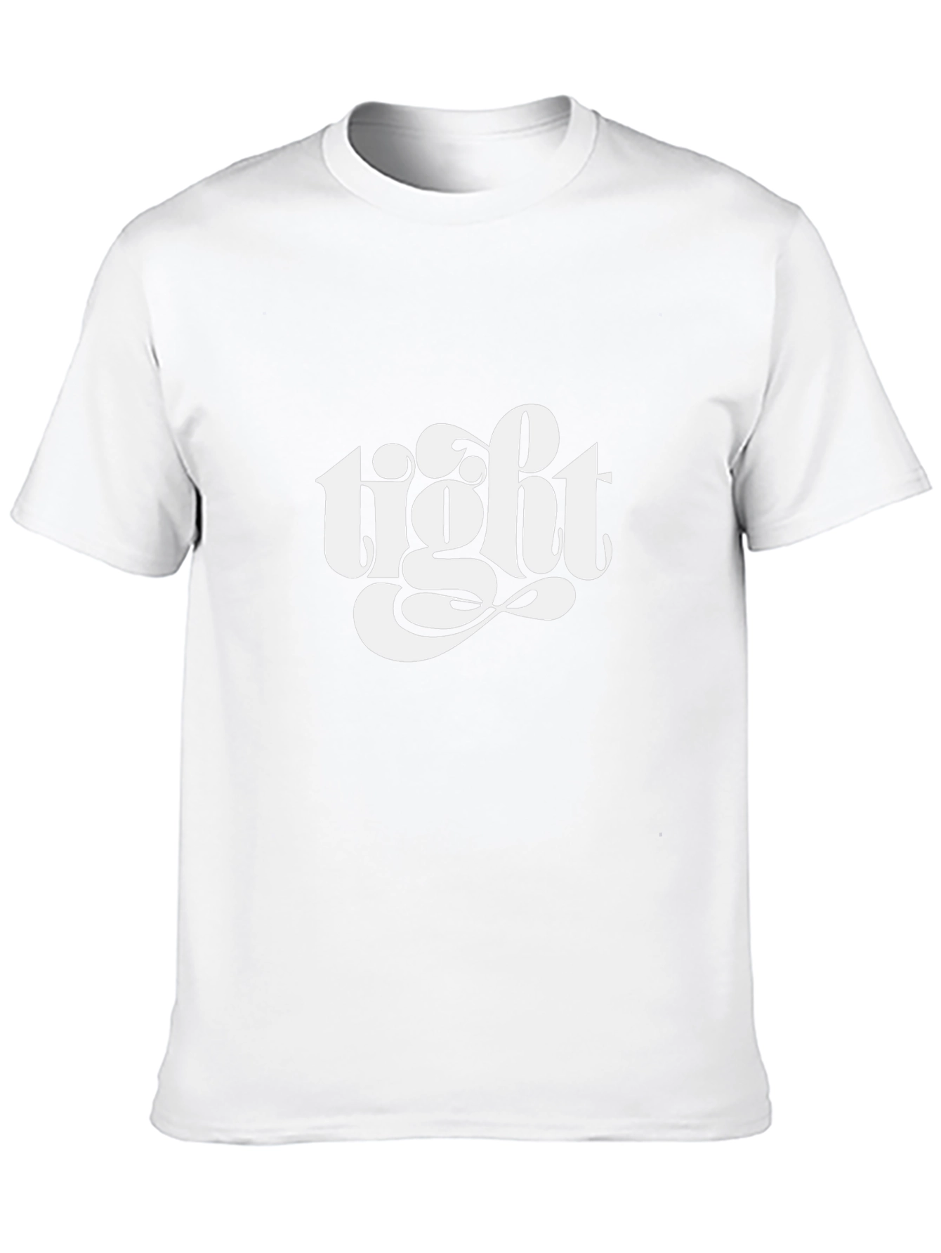 Tight Graphic Tee - Classic Black Cotton T-Shirt