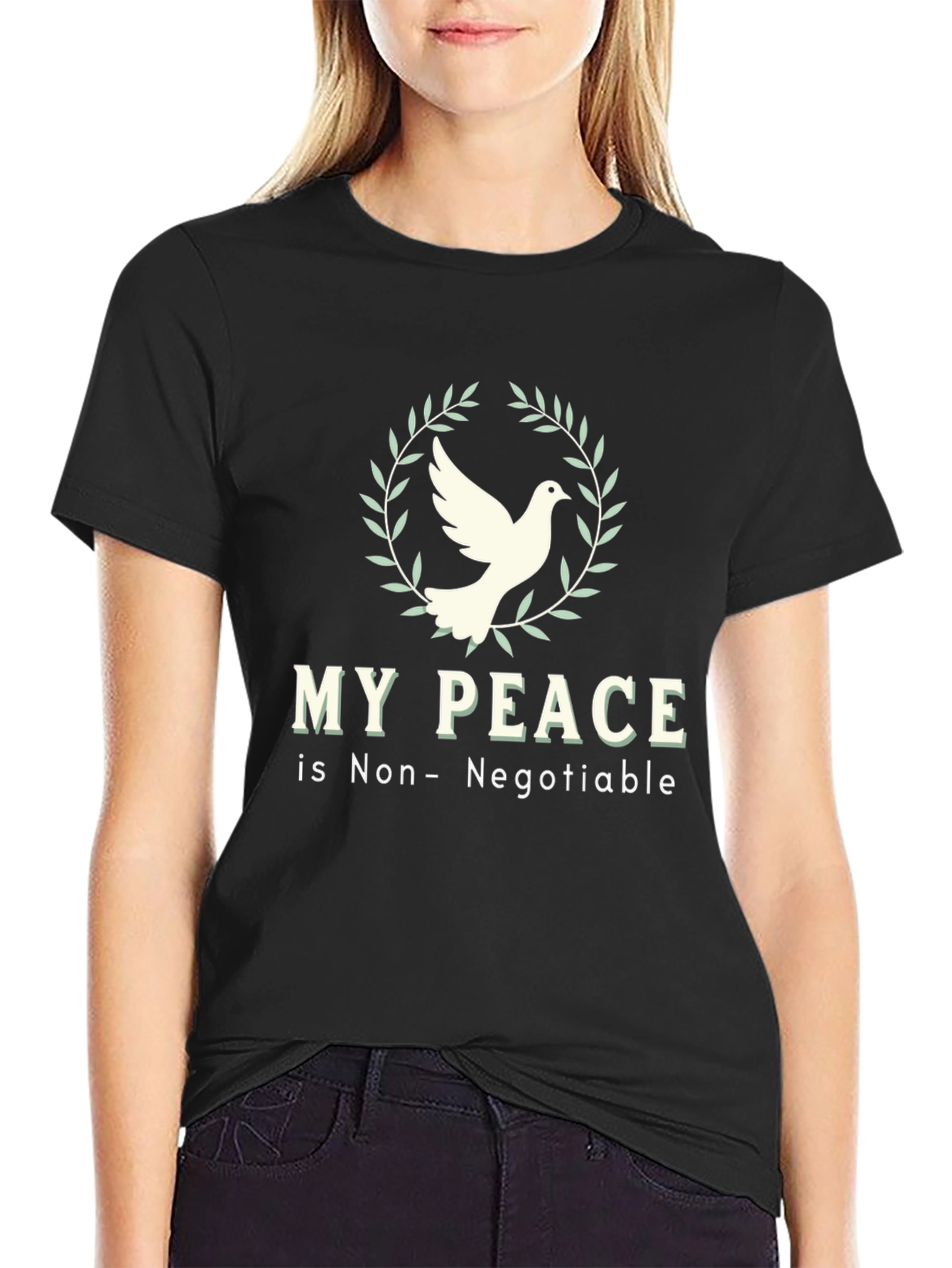 My Peace is Non-Negotiable Dove T-Shirt