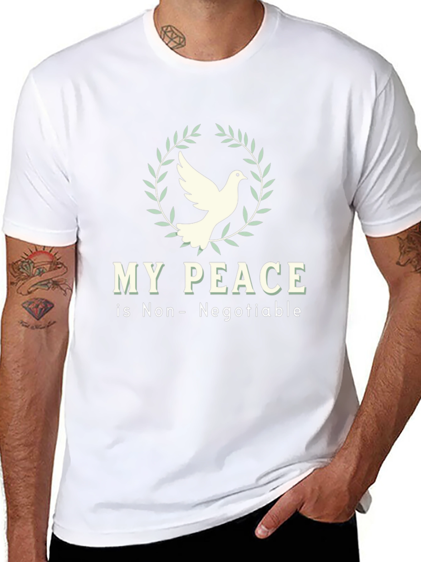 My Peace is Non-Negotiable Dove T-Shirt