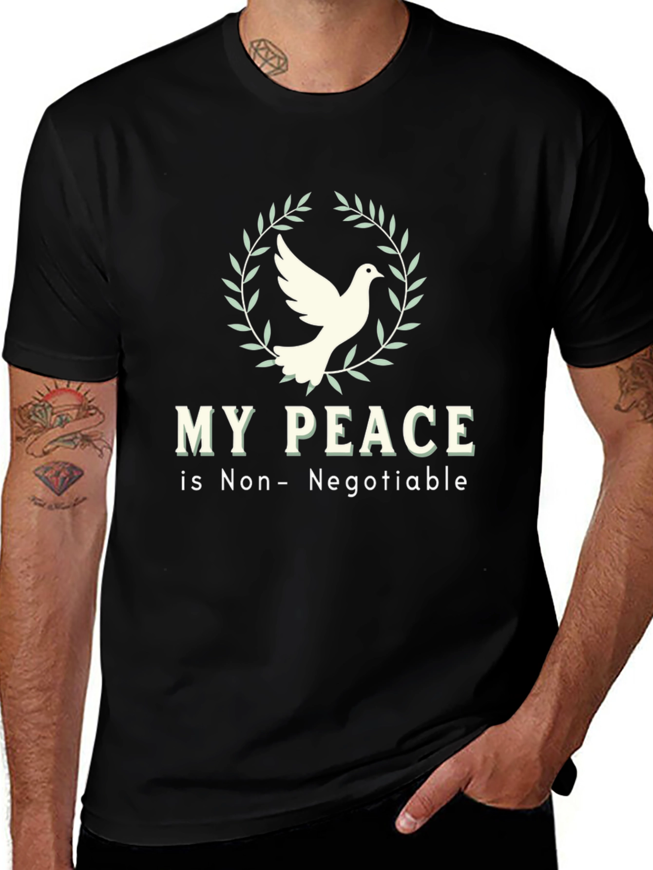 My Peace is Non-Negotiable Dove T-Shirt