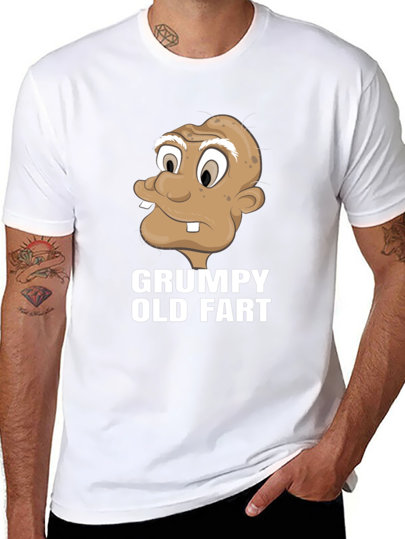 Grumpy Old Fart Funny Graphic Tee