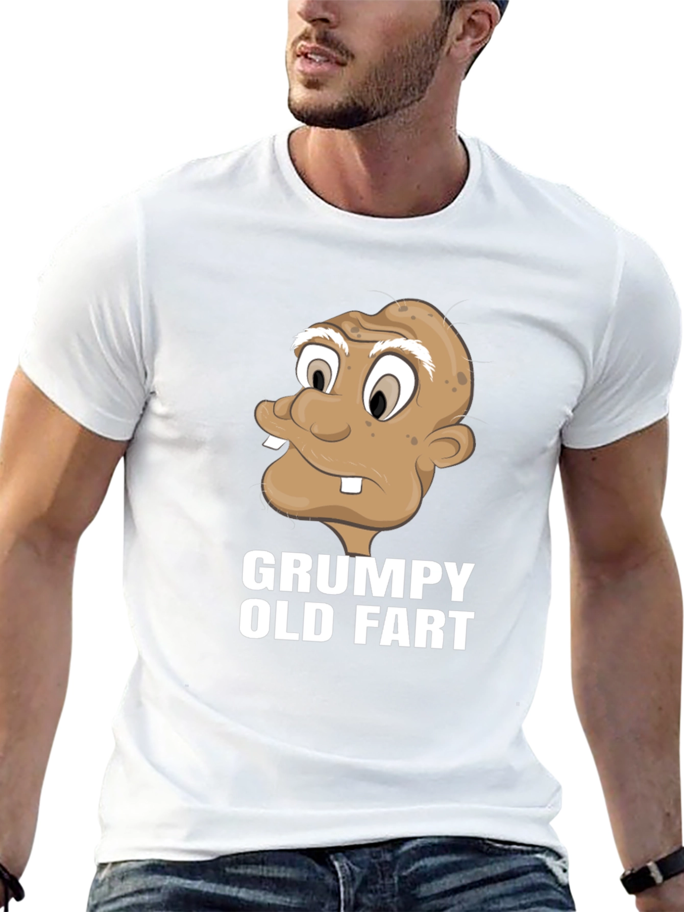 Grumpy Old Fart Funny Graphic Tee
