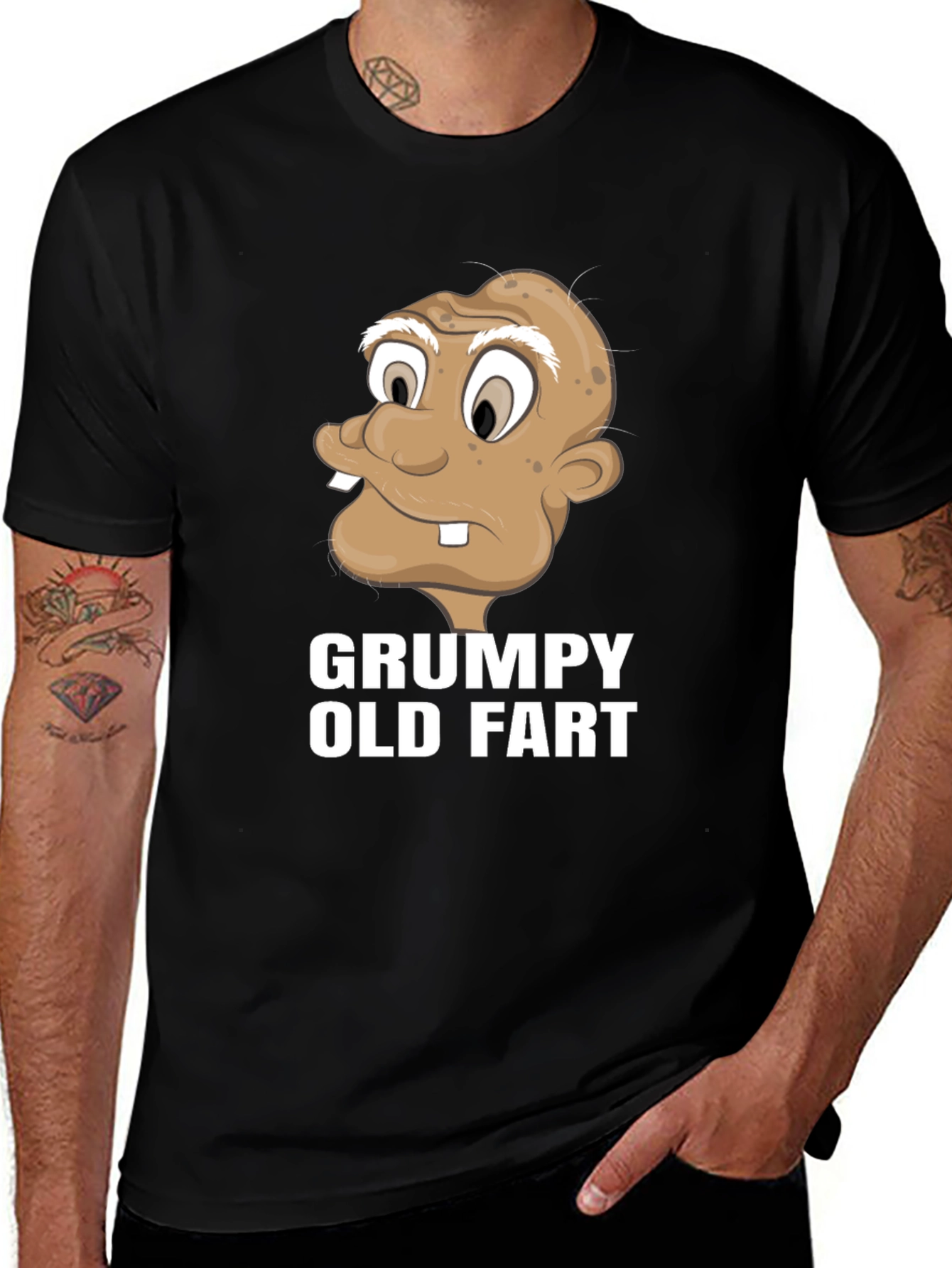 Grumpy Old Fart Funny Graphic Tee