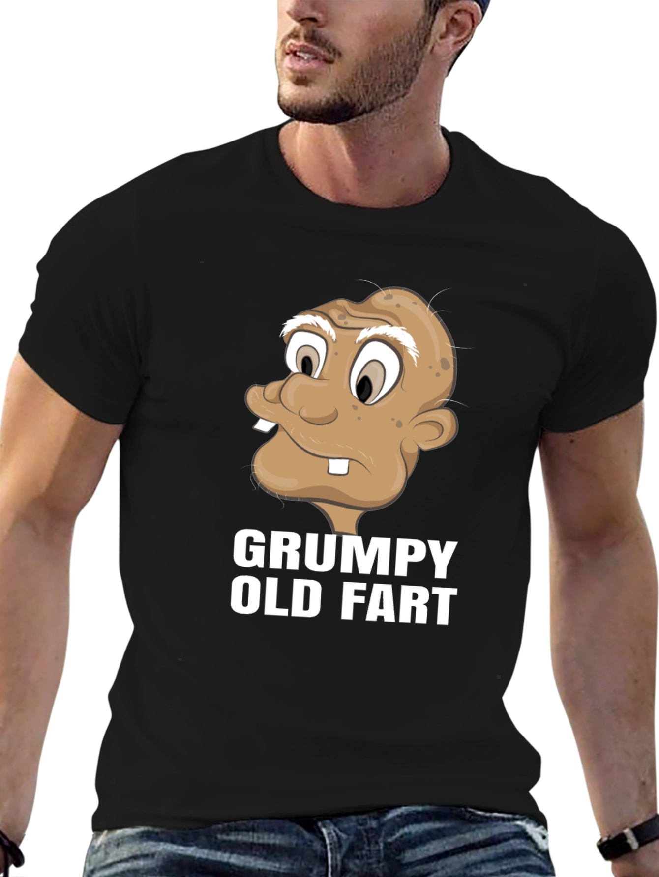 Grumpy Old Fart Funny Graphic Tee