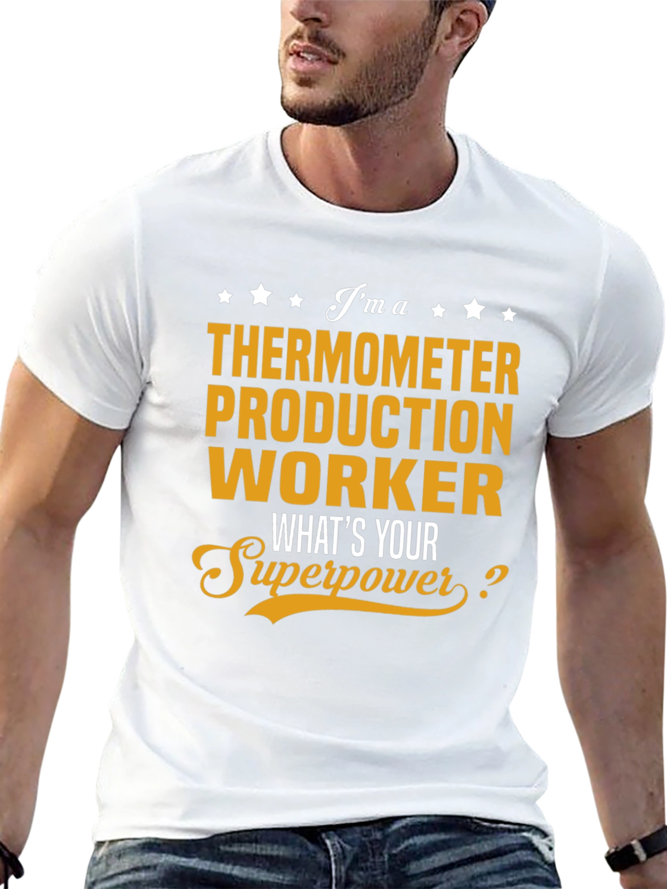 Thermometer Production Worker Superpower T-Shirt