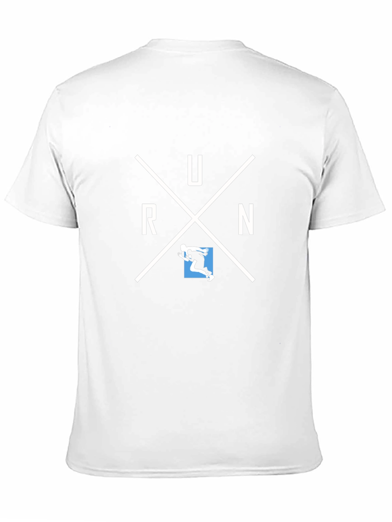 Run Graphic Black T-Shirt for Athletes