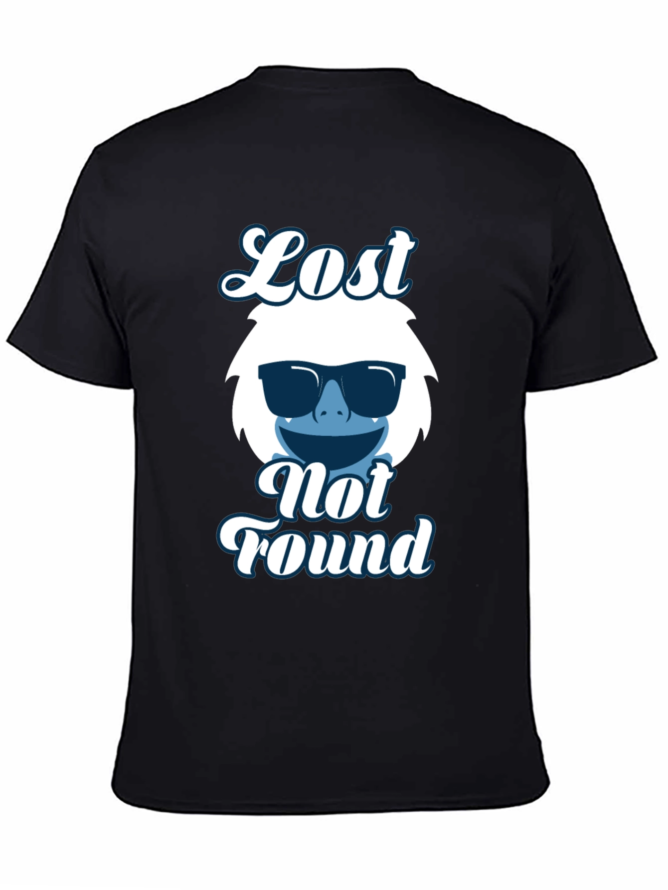 Lost Not Found Yeti Graphic Tee - Black