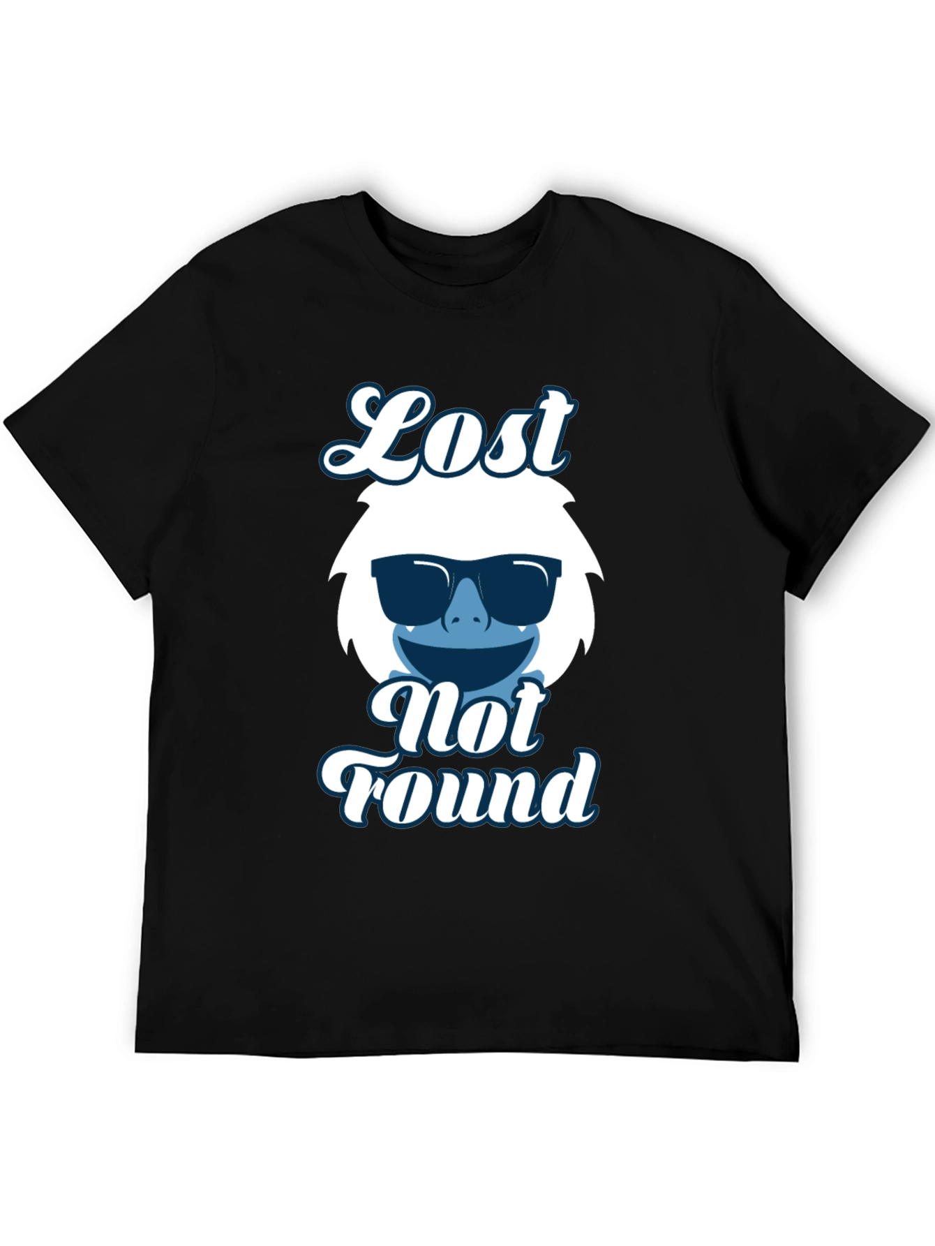 Lost Not Found Yeti Graphic Tee - Black
