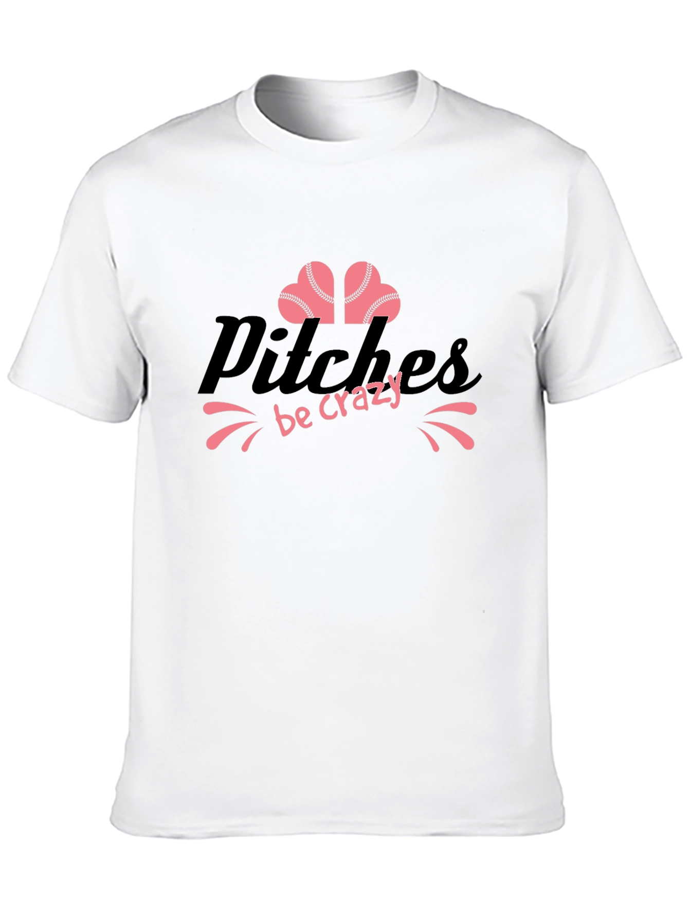 Pitches Be Crazy Black Graphic Tee