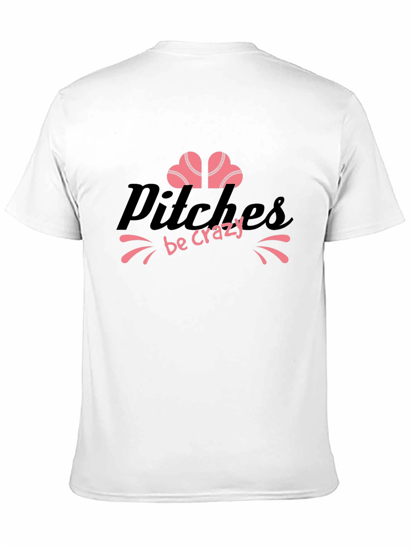 Pitches Be Crazy Black Graphic Tee