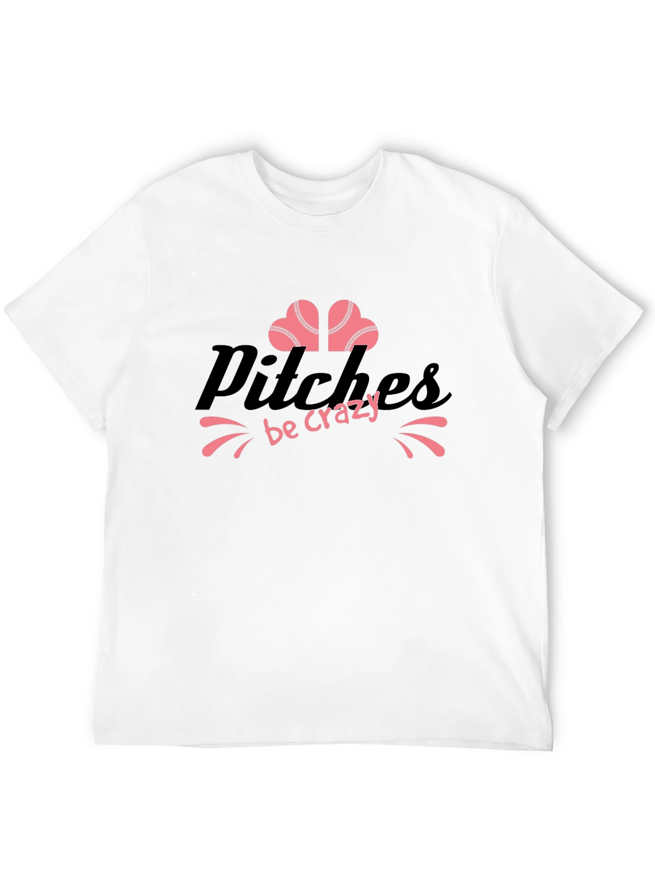Pitches Be Crazy Black Graphic Tee