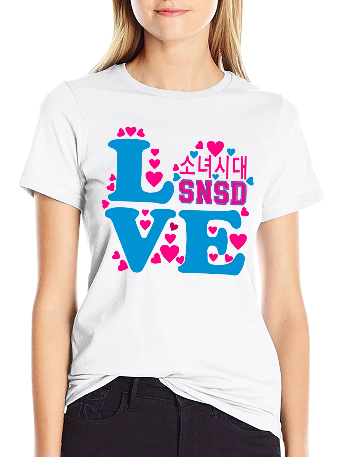 SNSD Love T-Shirt - K-Pop Inspired Design