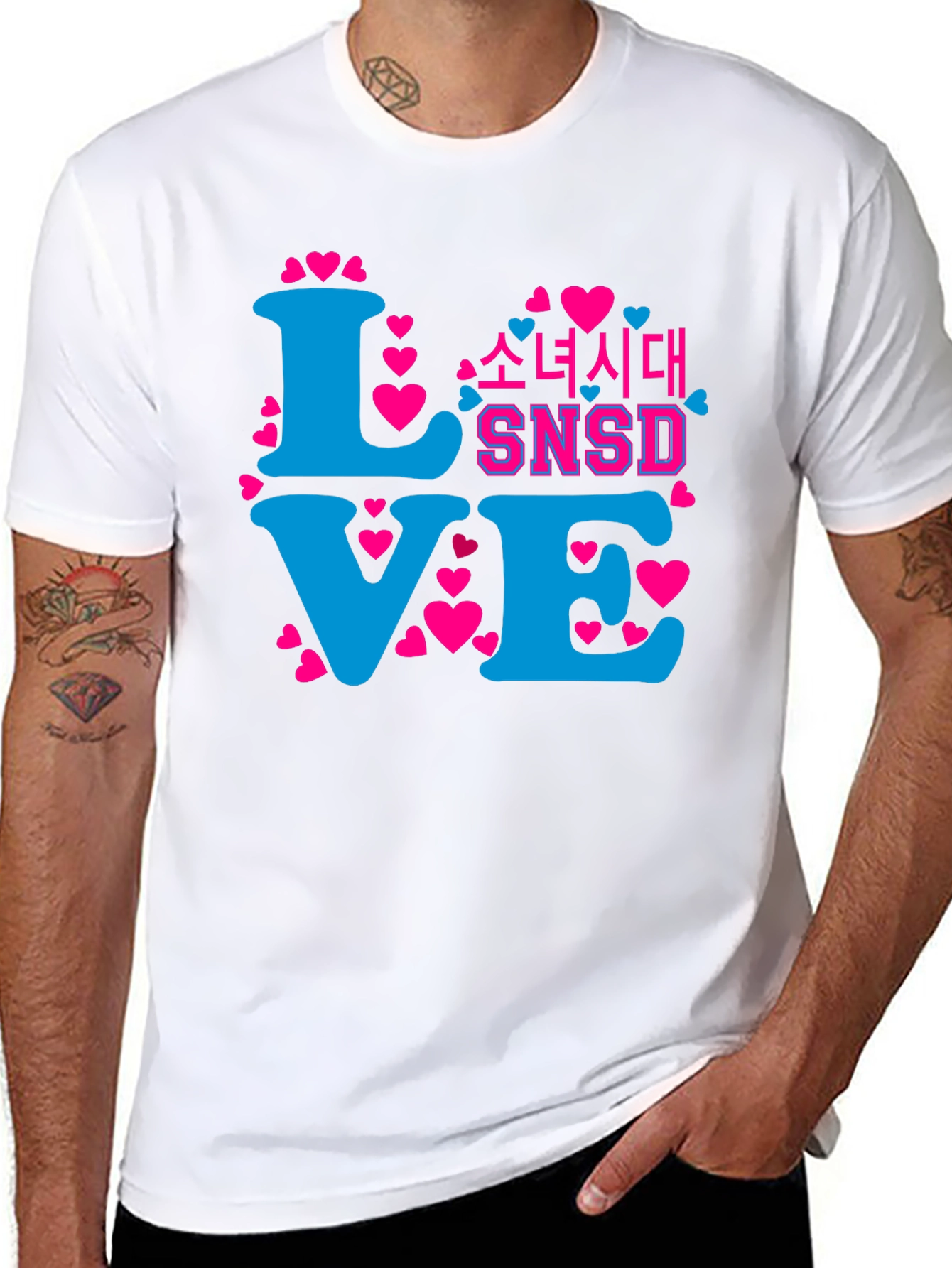 SNSD Love T-Shirt - K-Pop Inspired Design
