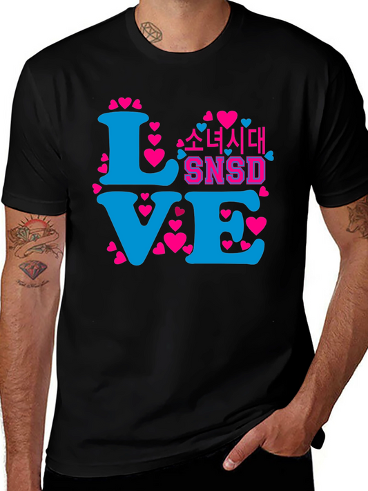 SNSD Love T-Shirt - K-Pop Inspired Design
