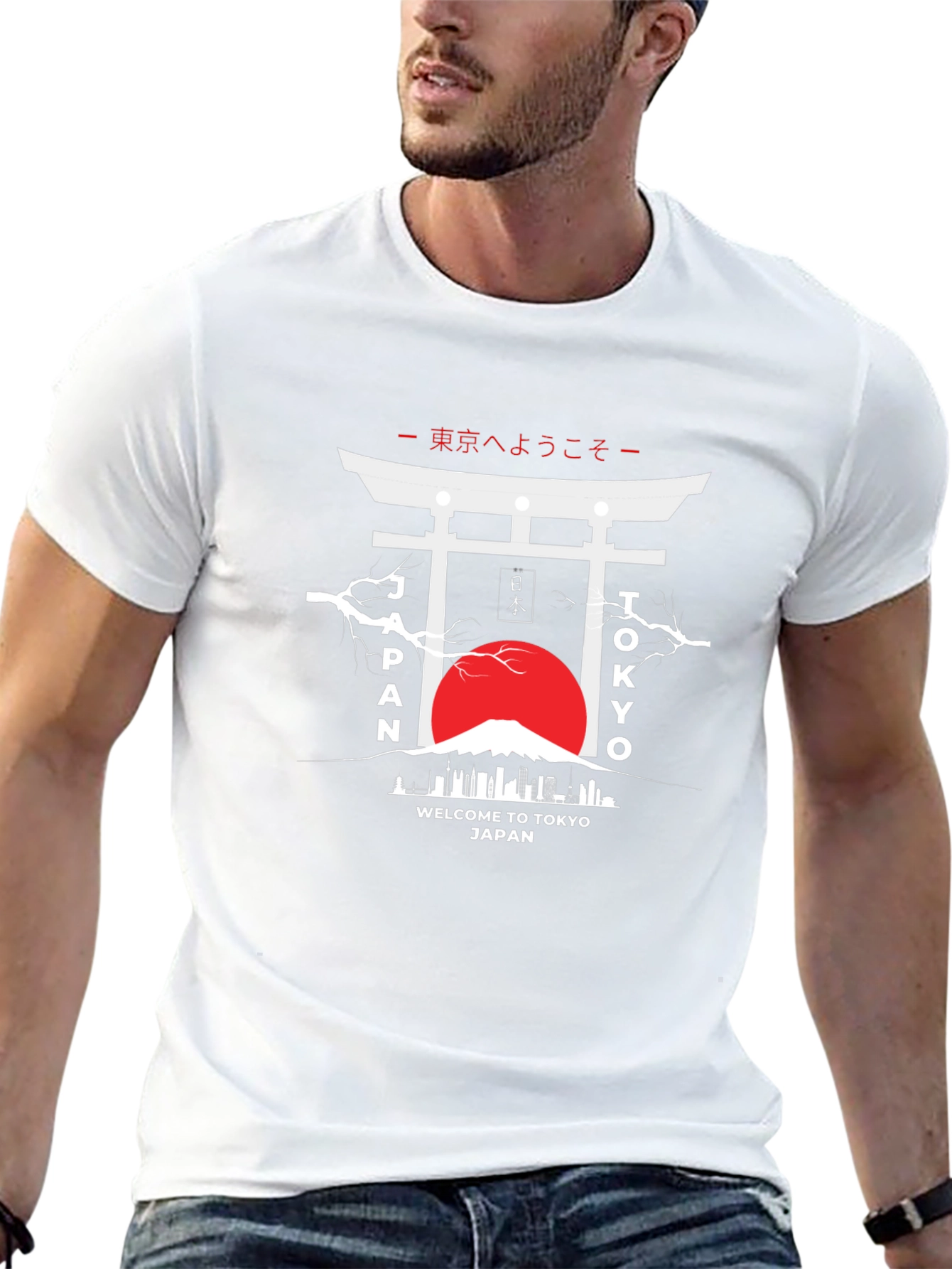 Tokyo Japan Graphic Tee - Stylish Black T-Shirt