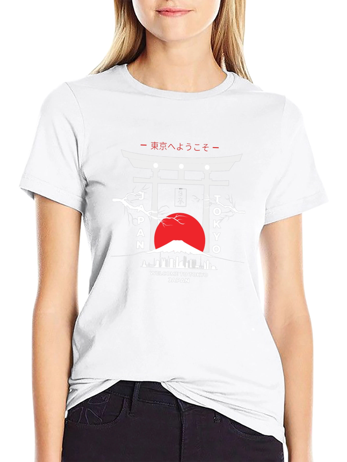 Tokyo Japan Graphic Tee - Stylish Black T-Shirt