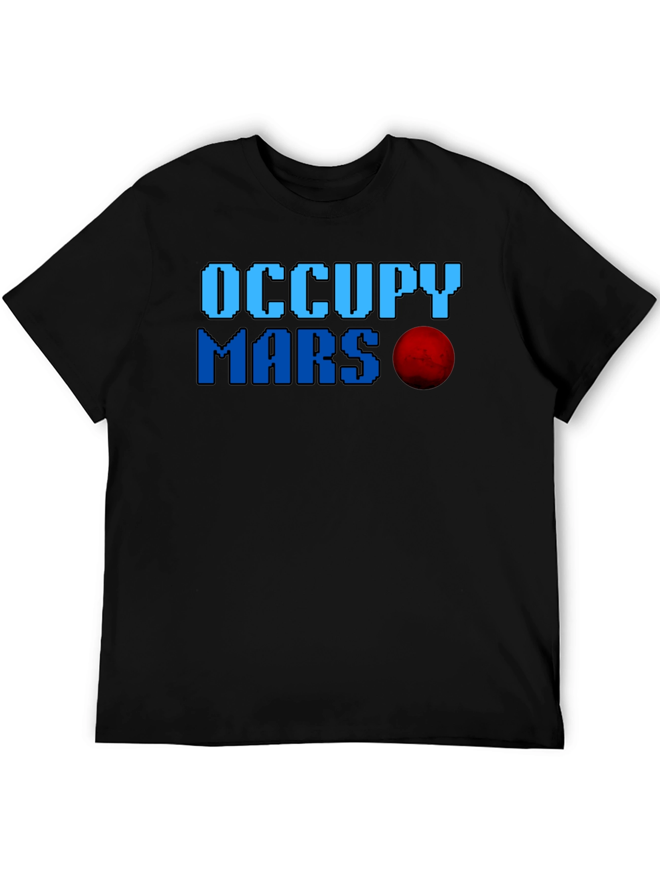 Occupy Mars Graphic Tee - Gamer Space T-Shirt