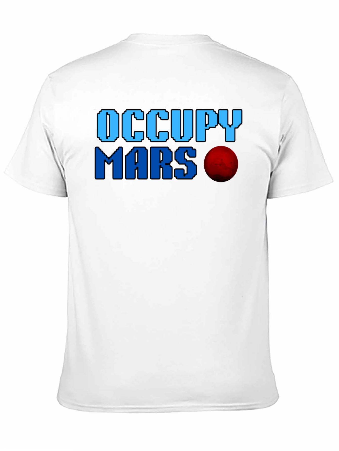 Occupy Mars Graphic Tee - Gamer Space T-Shirt