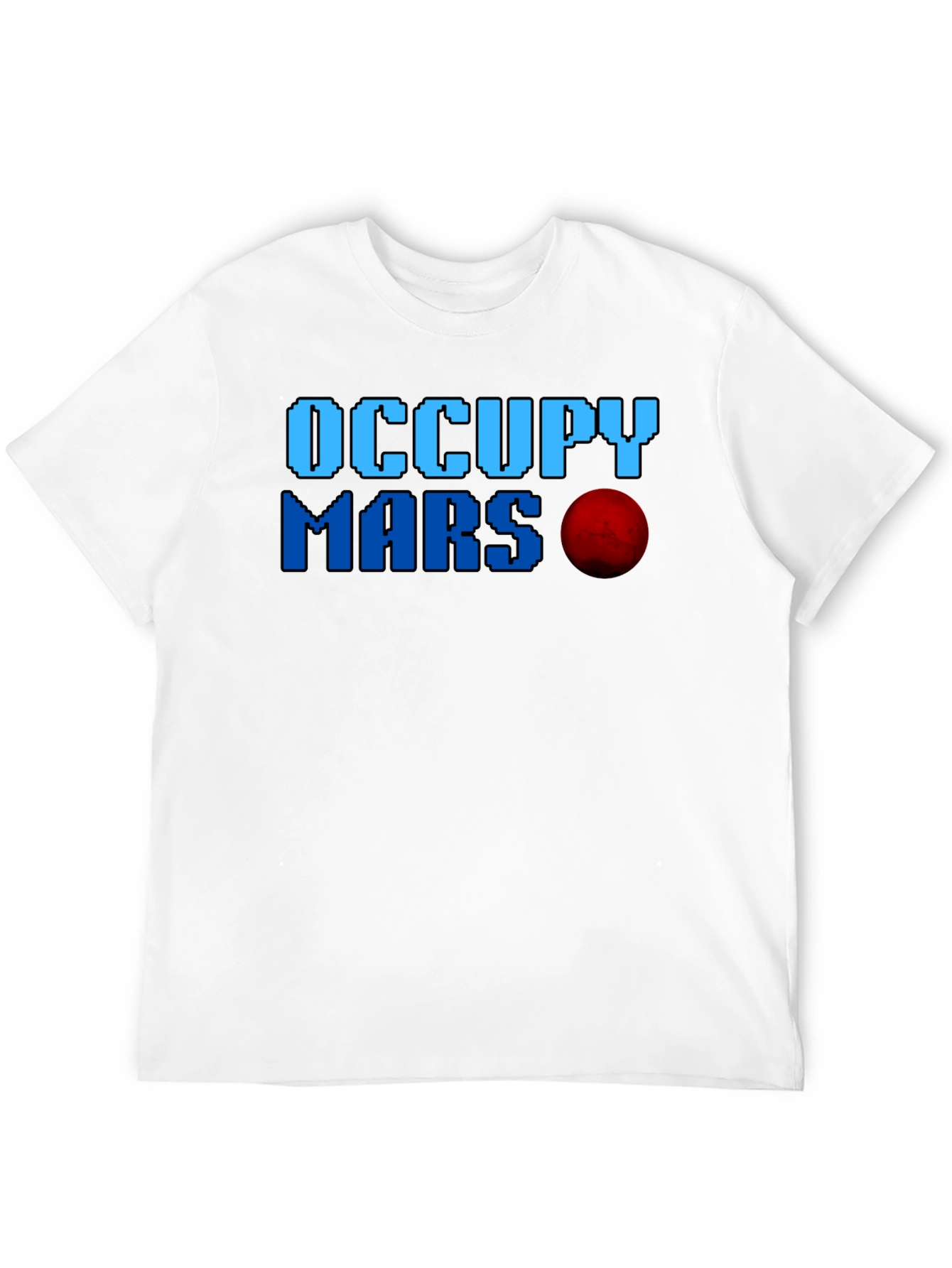 Occupy Mars Graphic Tee - Gamer Space T-Shirt