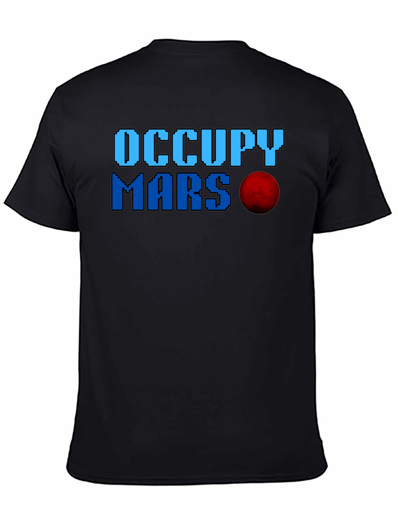 Occupy Mars Graphic Tee - Gamer Space T-Shirt