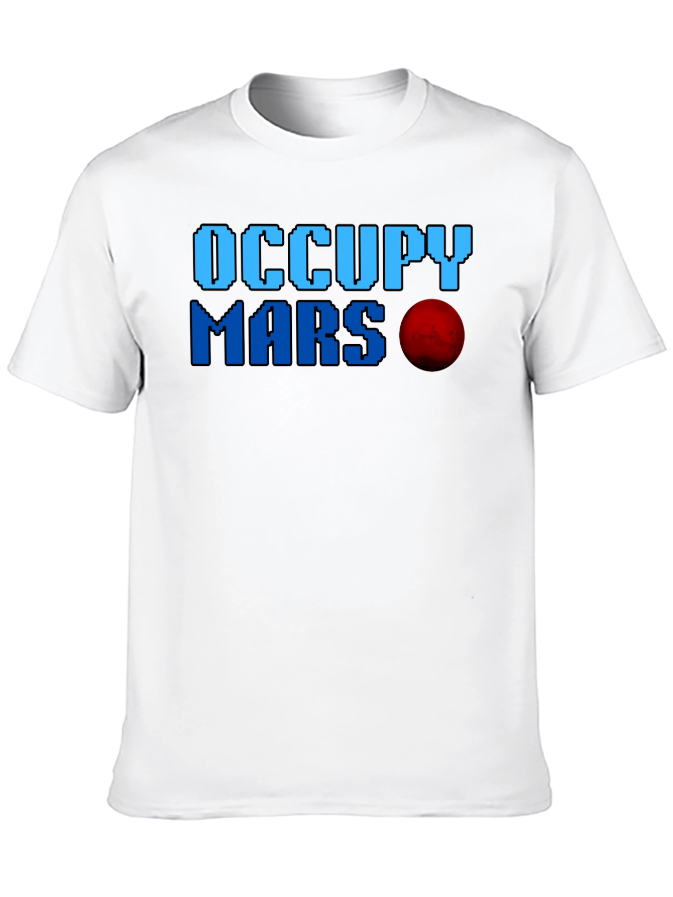 Occupy Mars Graphic Tee - Gamer Space T-Shirt