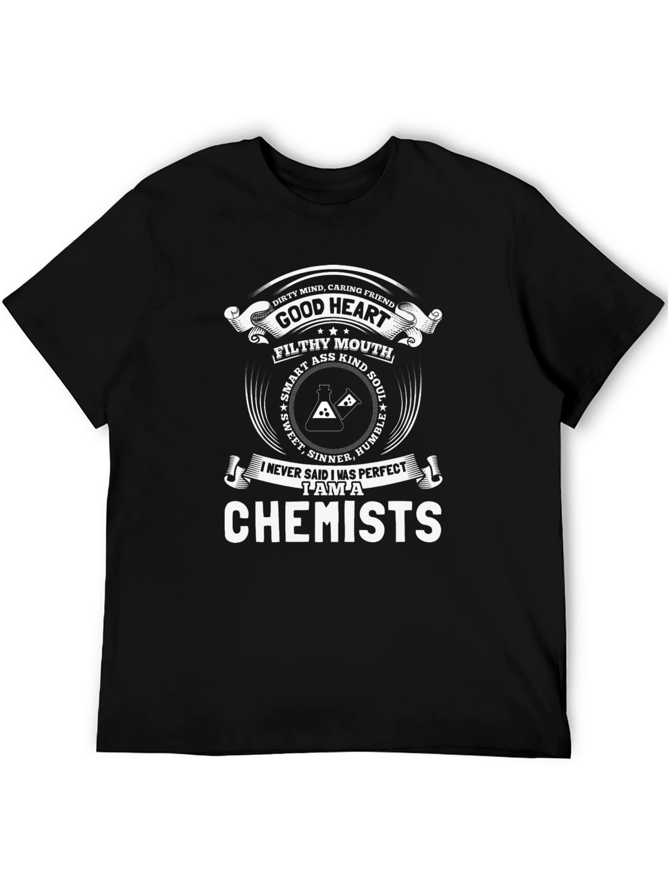Dirty Mind Good Heart Chemist T-Shirt