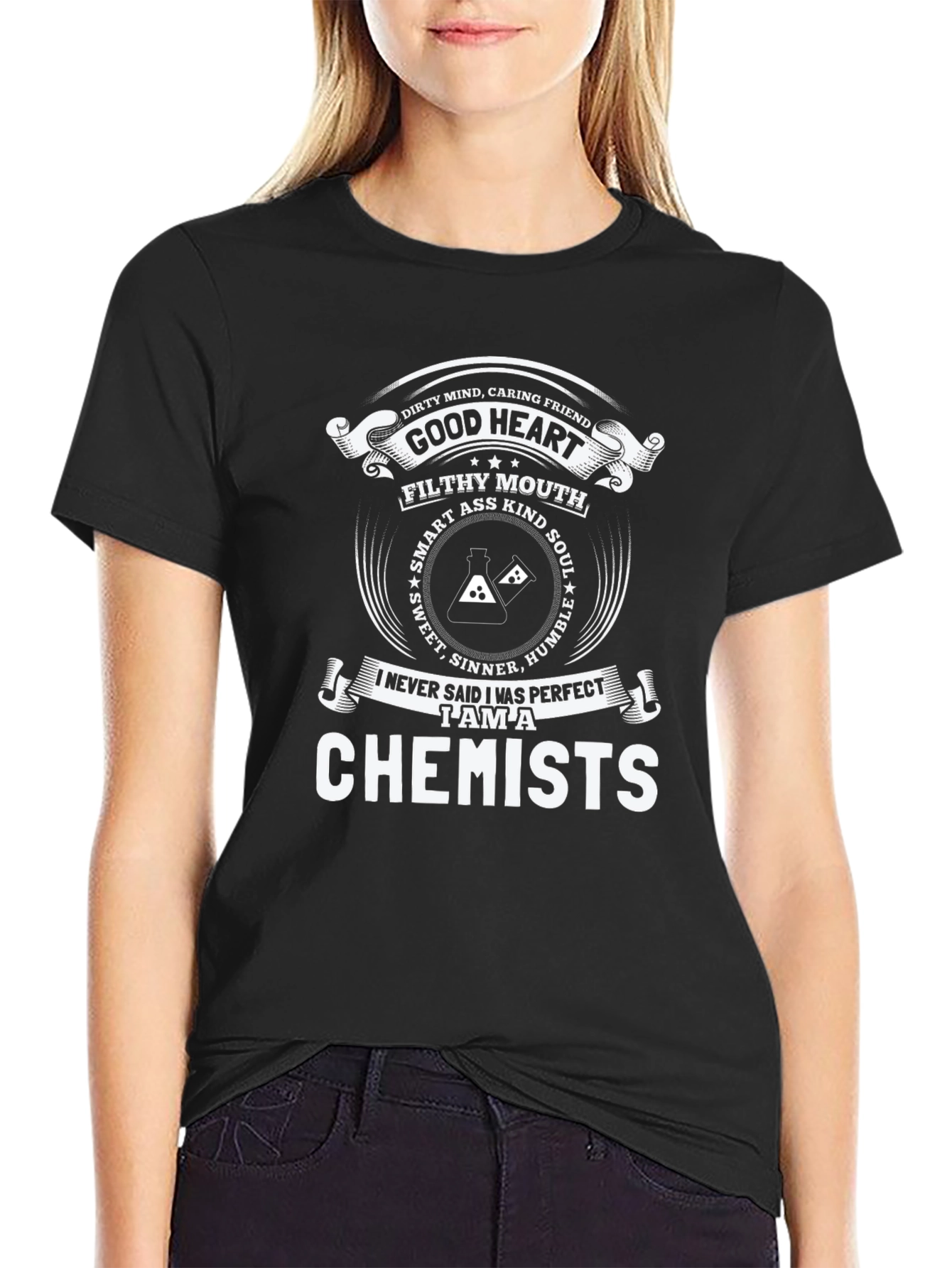 Dirty Mind Good Heart Chemist T-Shirt