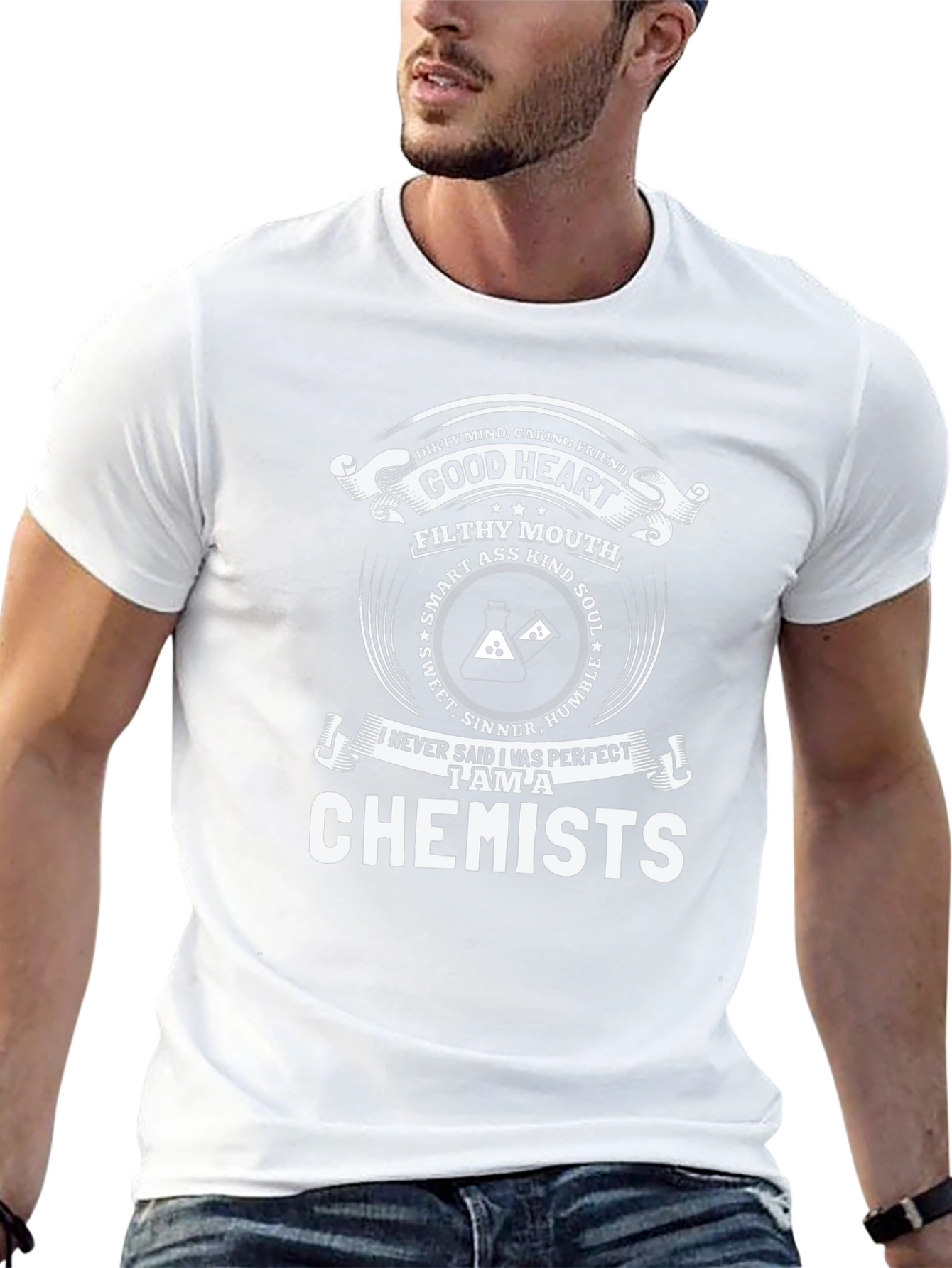 Dirty Mind Good Heart Chemist T-Shirt
