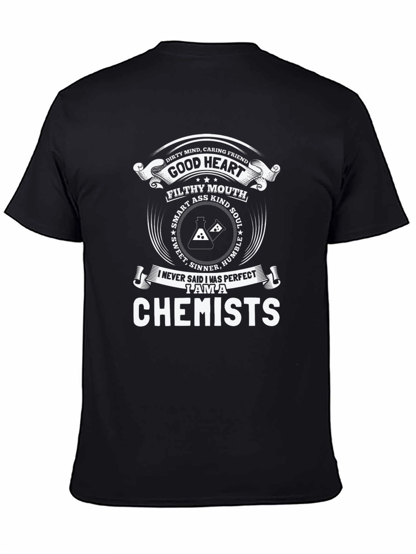 Dirty Mind Good Heart Chemist T-Shirt