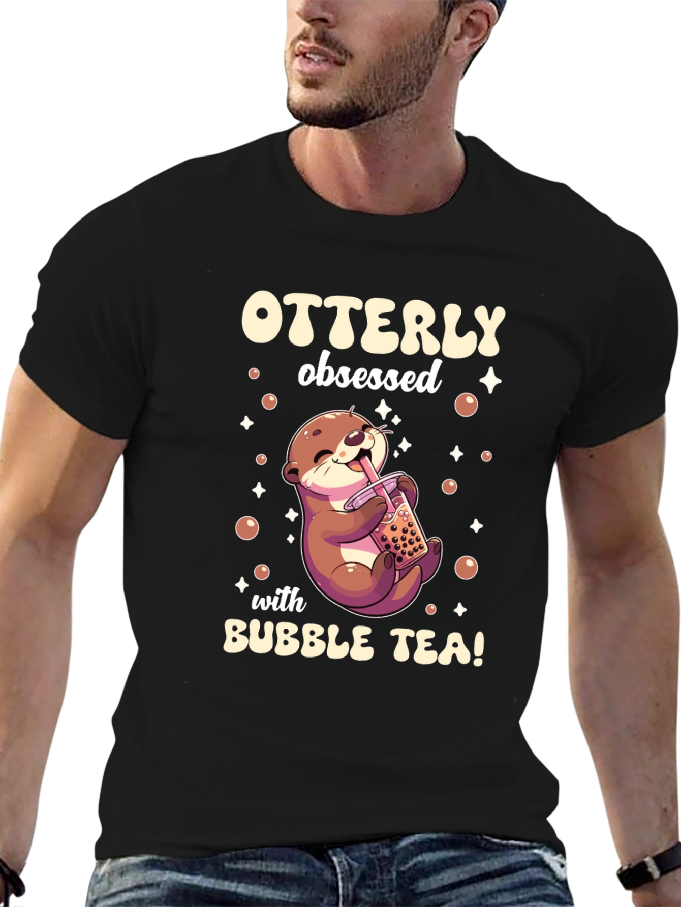 Otterly Obsessed Bubble Tea Graphic Tee