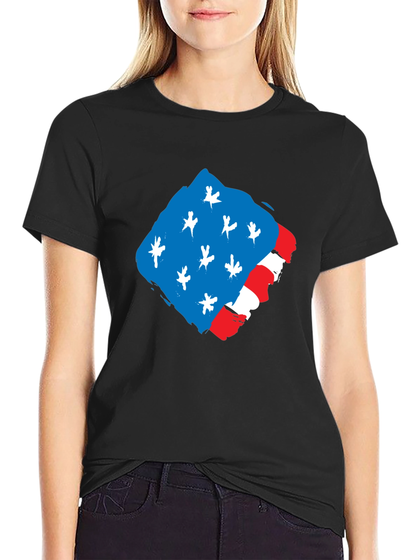 USA Flag Graphic T-Shirt - Patriotic Pride