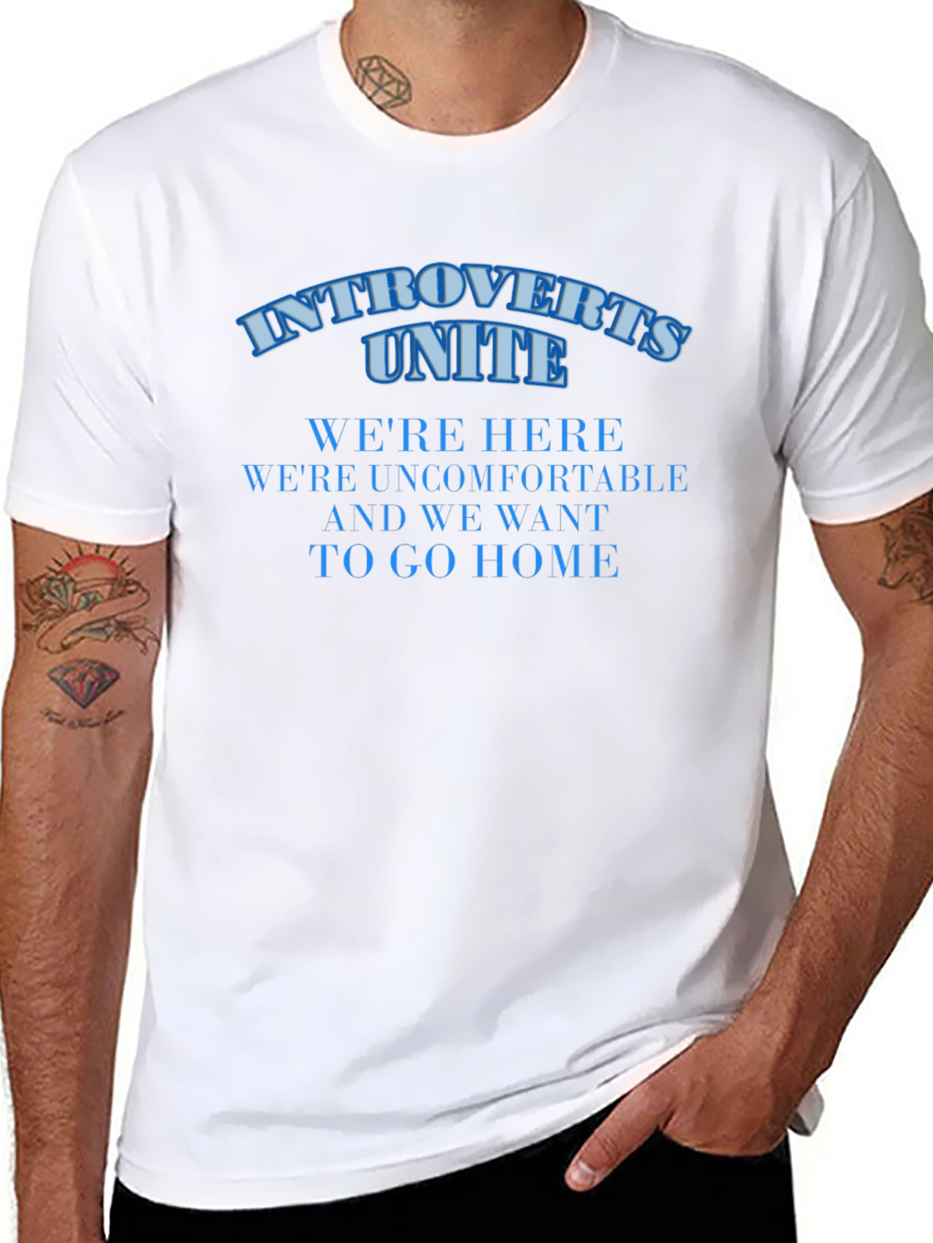 Introverts Unite Graphic T-Shirt
