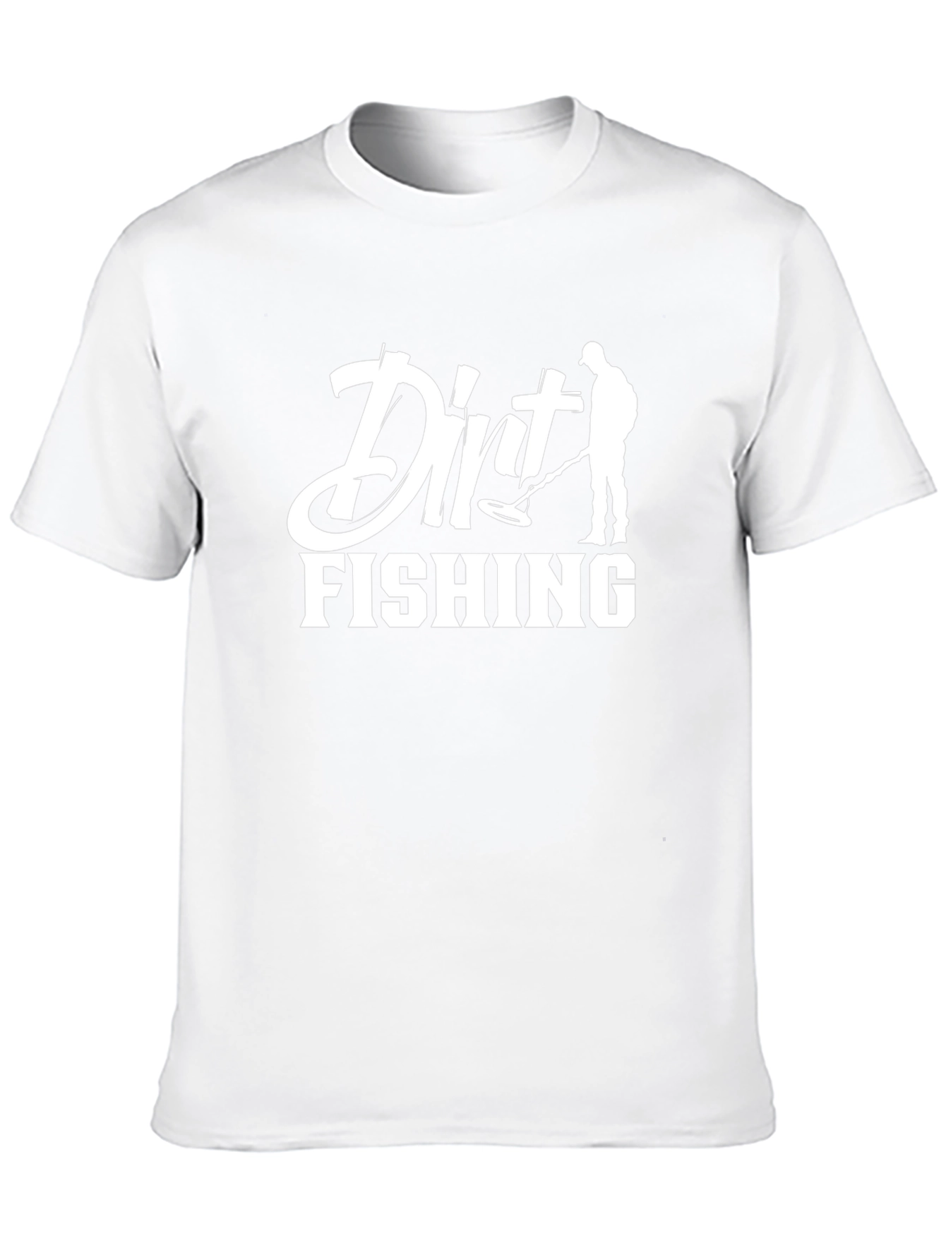 Dirt Fishing Graphic Tee - Metal Detecting Hobby