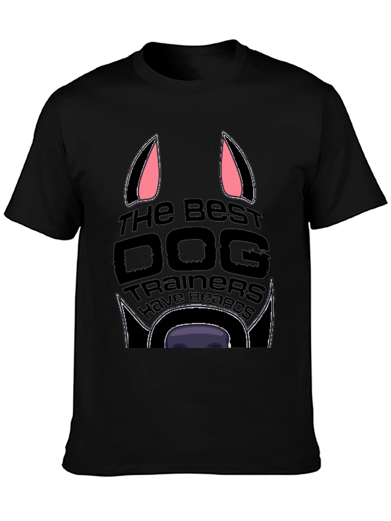 Dog Trainer Beard T-Shirt - Unique Graphic Tee