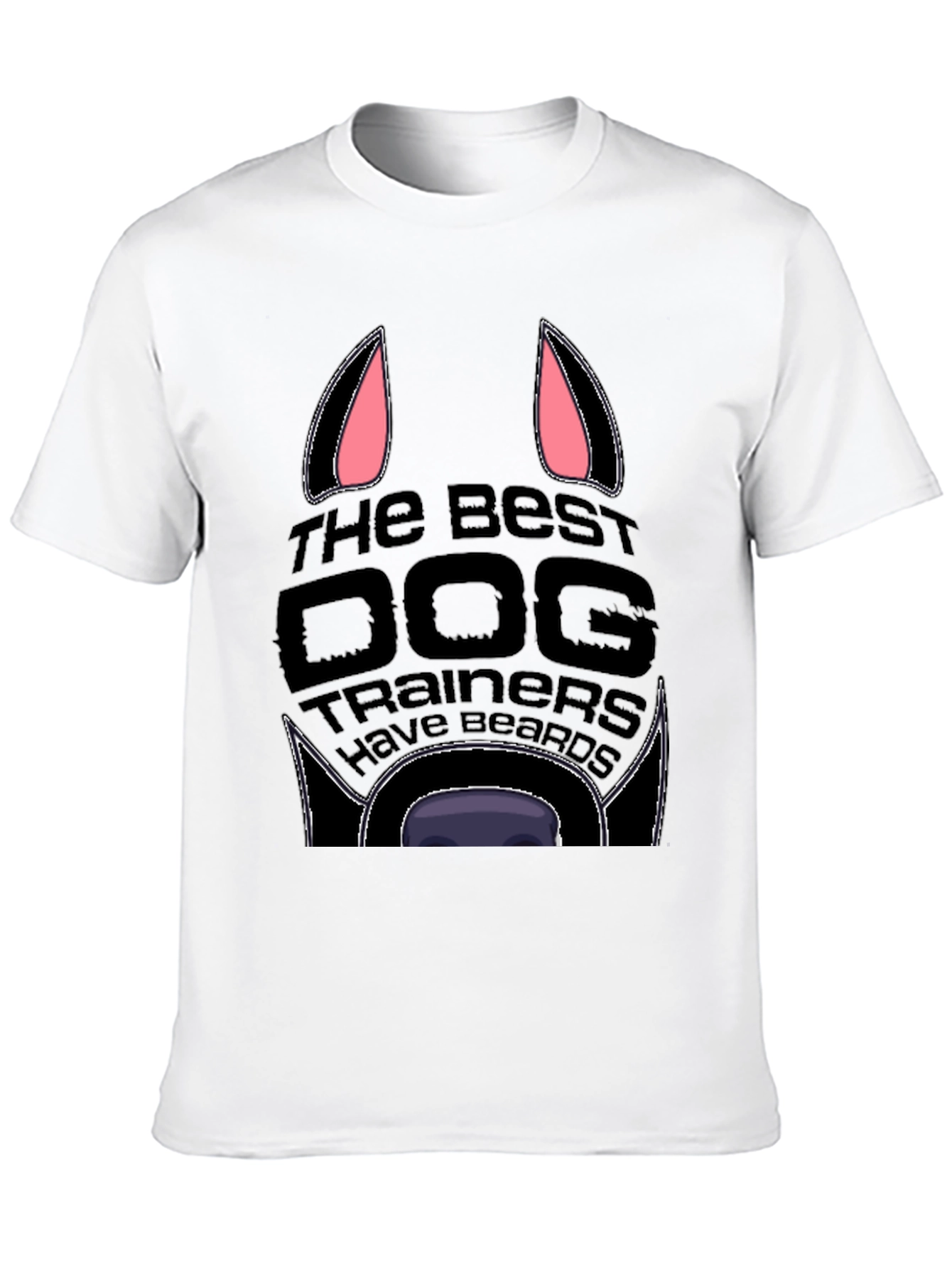 Dog Trainer Beard T-Shirt - Unique Graphic Tee